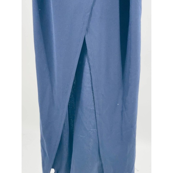 Lulu's | Dresses | Lulus Sz Xs Sweetest Admirer Navy Blue Ruched Surplice Maxi Dress New B19 